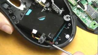 Logitech MX 1000 Mouse replace Battery  how to [upl. by Yroggerg]