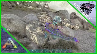 Ark Survival Evolved  The Island  140 Allosaurus Saddle Resource Grind [upl. by Ahs]