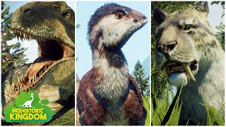 🦖 ALL 23 ANIMALS SHOWCASED  Prehistoric Kingdom Early Access 4K [upl. by Anayia]