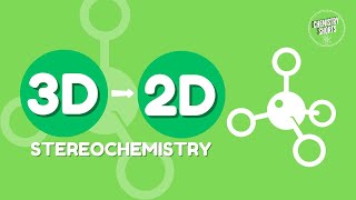 How to convert 3d ⚫chiral carbon to 2d  🧪Organic chemistry [upl. by Minne101]