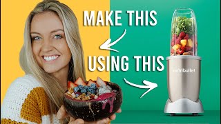 How To Make a THICK Smoothie Bowl In a Nutribullet [upl. by Va]