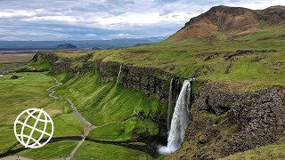 Seljalandsfoss Iceland Amazing Places 4K [upl. by Nelad554]