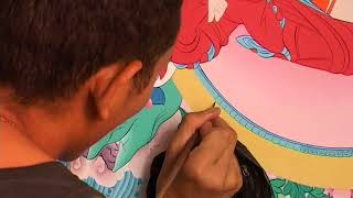 How Thanka Thangka Paintings are Made [upl. by Isla603]