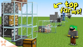 10 Minecraft Farms In 10 Minutes [upl. by Mellie]