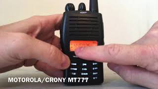 Programming the CronyMotorola MT777 [upl. by Lavine]