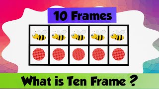 Ten Frames for Kindergarten  Adding Counting and Subtracting Using Ten Frames  10 frames [upl. by Abba]