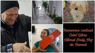 DailyVlogRENOVAREA CONTINUĂ cu tătuțuHaul Litera 🥰Ultimul DailyVlog de toamnă 🍂 [upl. by Loy458]