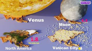 Countries Size Comparison VS Asia [upl. by Lunetta]