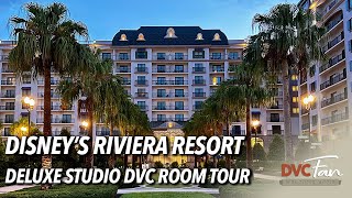 Tour a Deluxe Studio DVC Room at Disneys Riviera Resort [upl. by Aciras517]