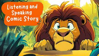 English Story  The Selfish Lion  Listening and Speaking Practice [upl. by Baras896]