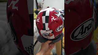 ARAI Isle Of Man TT wrapped by me [upl. by Ainehs]