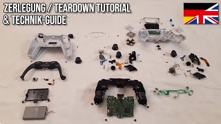 Playstation 5 PS5 DualSense Controller aufschrauben  Teardown Tutorial amp TechnikGuide 🪛 [upl. by Assirod]