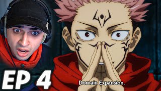 DOMAIN EXPANSION JUJUTSU KAISEN EP 4 REACTION [upl. by Ellen]