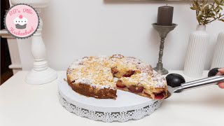 Schneller Pflaumenkuchen mit Streusel  einfacher Rührkuchen mit Streusel [upl. by Lillie149]