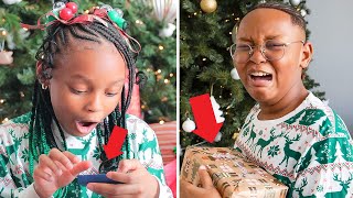 Siblings OPEN CHRISTMAS GIFTS What Happens Is EMOTIONAL [upl. by Bonis]