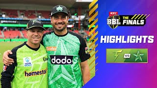 Sydney Thunder v Melbourne Stars  The Knockout  Match Highlights  BBL14 [upl. by Ummersen770]