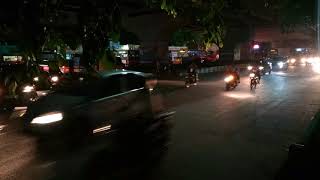 Night Traffic on Indian city road [upl. by Dranoc121]