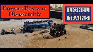 Lionel PrewarPostwar Train Disassembly [upl. by Le575]