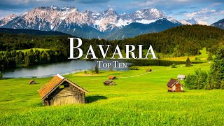 Top 10 Places To Visit In Bavaria  4K Travel Guide [upl. by Akanke]