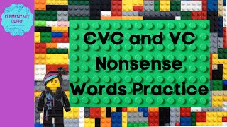 CVC and VC Nonsense Words Practice 1 AcadienceDibels NWF with music [upl. by Xylina]