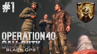 Call of Duty Black Ops Operation 40 Veteran 4K Gameplay [upl. by Nemrac423]