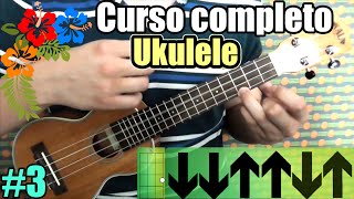 Curso completo ukulele Más rasgueos Pop y reggae y progresiones de acordes [upl. by Lothaire]