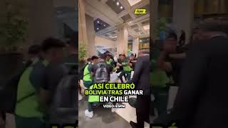 Así celebró la SELECCIÓN BOLIVIANA tras el CHILE 12 BOLIVIA  Depor [upl. by Adnilasor903]