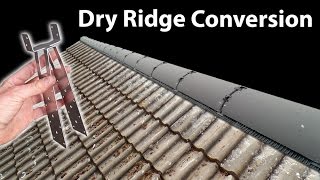 Replace or Relay Ridge Tiles  Install a Dry Ridge System [upl. by Kline]