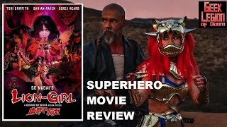 LIONGIRL  2023 Tori Griffith  aka KARAJISHI KAMEN 唐獅子仮面 Scifi Superhero Movie Review [upl. by Colt878]