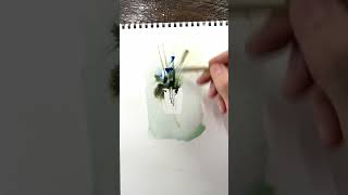 Intuitive Watercolor Sketch tutorial arttutorial artclasses watercolorpainting shortsvideo art [upl. by Strain]