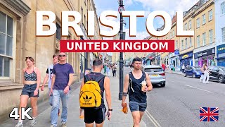 BRISTOL 4K  UNITED KINGDOM  BRISTOL CITY CENTRE WALKING TOUR [upl. by Moguel262]