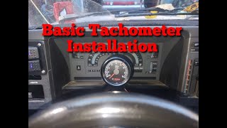 Tachometer Install A Great Beginner Project [upl. by Resor896]