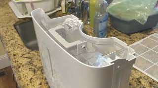 Cleaning a Frigidaire Dehumidifer Bucket [upl. by Arney]