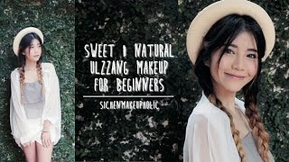 Sweet amp Natural Ulzzang Inspired Makeup Perfect for beginners [upl. by Atokad]