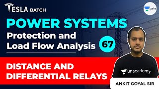 Distance and Differential Relays  Protection and Load Flow Analysis  Lec 67  Power Systems [upl. by Frasch652]