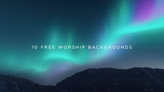 10 Free Worship Backgrounds Free Download  Igniter Media  Free Church Media Resources [upl. by Nittirb790]