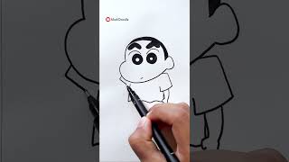 Learn to Draw Shinchan  Easy Drawing Tutorial for Children 🎨  Learn in Minutes [upl. by Sturdivant]