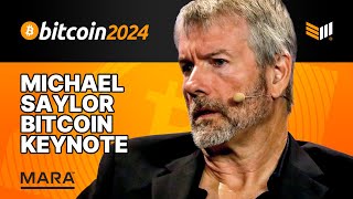 Michael Saylor Bitcoin 2024 Keynote Speech [upl. by Nessy]