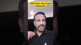 MHC Hall Ticket Released  Examiner Reader etc  mhcexamdate mhc adda247tamil [upl. by Snell109]