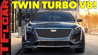 2019 Cadillac CT6 VSport Is the Big American V8 Luxury Sedan Back [upl. by Ehtyde505]