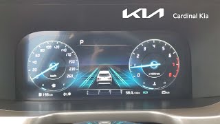 AllNew 2021 Kia Sorento  How To Change Your Digital Cluster Theme [upl. by Aicenat651]