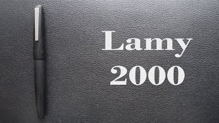 Lamy 2000 Review [upl. by Aisatsan]