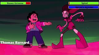 Steven Universe The Movie 2019 Final Battle with healthbars 22 [upl. by Thgiwed]