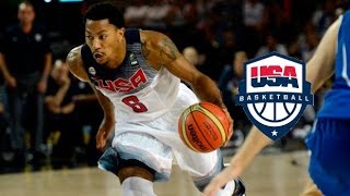 Derrick Rose Team USA Offense Highlights 2014  EXPLOSIVE [upl. by Lillie742]