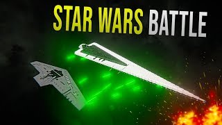 EXECUTOR SSD vs SUPREMACY  STAR WARS EPIC BATTLE  Space Engineers [upl. by Abad487]