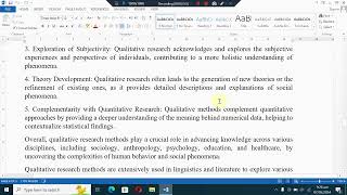 Significance of Qualitative Research Methods 2024  Englilearn [upl. by Einhpets]