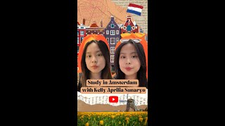 Life as a University of Amsterdam Student in Amsterdam with Kelly Aprilia Sunaryo shorts [upl. by Eelannej374]