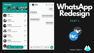 KivyMD WhatsApp Redesign  Speed Coding  Part 1 [upl. by Ashlen80]