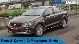 Volkswagen Vento  Pros amp Cons  MotorBeam [upl. by Shirl882]