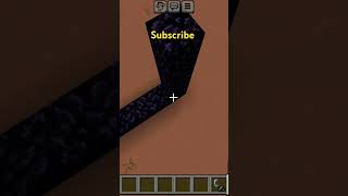 How to make Nether portal minecraft gaming games shortvideo shorts gameplay funny india [upl. by Ambrosio]